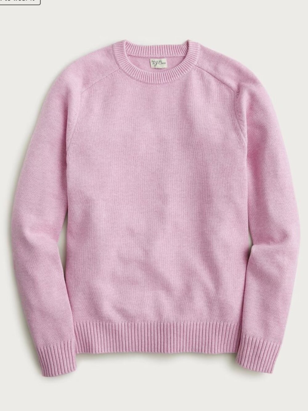 J. Crew Heritage Cotton Crewneck Sweater